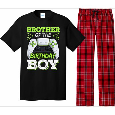 Brother Of The Birthday  Gamer Family Matching Pajama Set