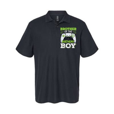 Brother Of The Birthday  Gamer Family Matching Softstyle Adult Sport Polo