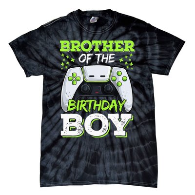 Brother Of The Birthday  Gamer Family Matching Tie-Dye T-Shirt