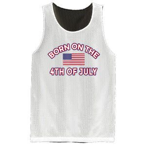 BORN ON THE 4TH OF JULY Birthday Mesh Reversible Basketball Jersey Tank