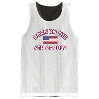 BORN ON THE 4TH OF JULY Birthday Mesh Reversible Basketball Jersey Tank