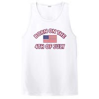 BORN ON THE 4TH OF JULY Birthday PosiCharge Competitor Tank