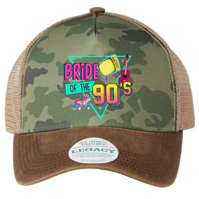 Bride Of The 90s Retro 90s Bride Bachelorette Party Legacy Tie Dye Trucker Hat