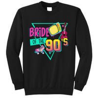 Bride Of The 90s Retro 90s Bride Bachelorette Party Sweatshirt