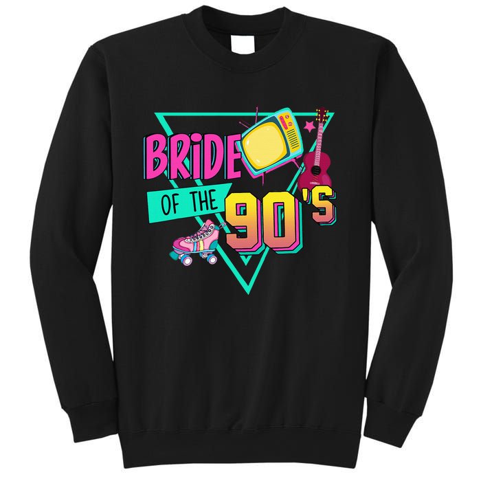 Bride Of The 90s Retro 90s Bride Bachelorette Party Sweatshirt