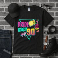 Bride Of The 90s Retro 90s Bride Bachelorette Party Tall T-Shirt