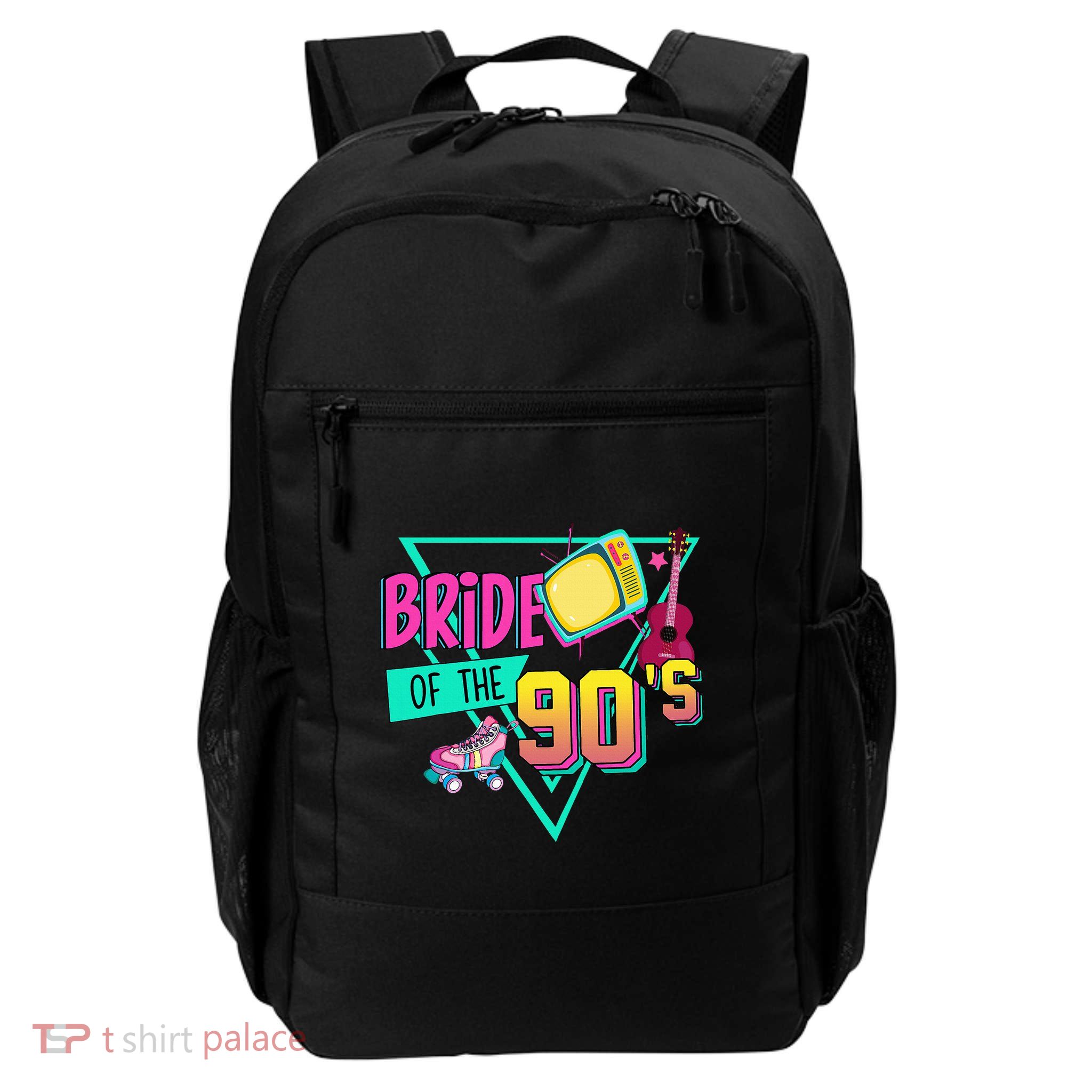 Bride Of The 90s Retro 90s Bride Bachelorette Party Backpack