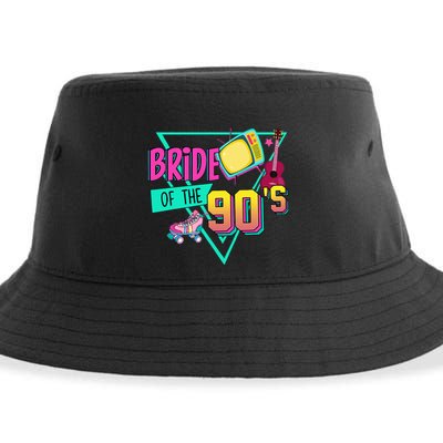 Bride Of The 90s Retro 90s Bride Bachelorette Party Sustainable Bucket Hat