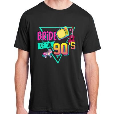 Bride Of The 90s Retro 90s Bride Bachelorette Party Adult ChromaSoft Performance T-Shirt