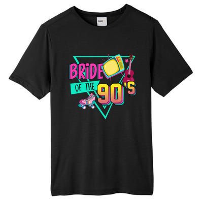 Bride Of The 90s Retro 90s Bride Bachelorette Party Tall Fusion ChromaSoft Performance T-Shirt