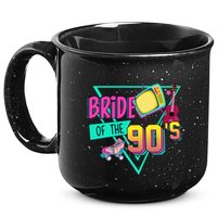 Bride Of The 90s Retro 90s Bride Bachelorette Party 15oz Campfire Ceramic Mug
