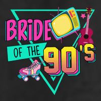 Bride Of The 90s Retro 90s Bride Bachelorette Party 15oz Campfire Ceramic Mug