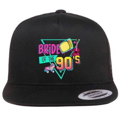 Bride Of The 90s Retro 90s Bride Bachelorette Party Flatbill Hat