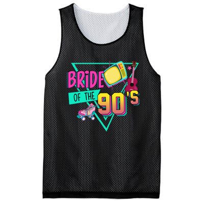 Bride Of The 90s Retro 90s Bride Bachelorette Party Mesh Reversible Basketball Jersey Tank