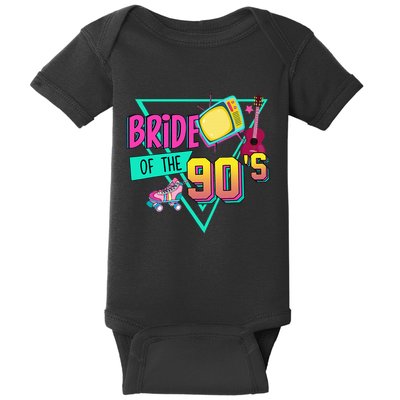 Bride Of The 90s Retro 90s Bride Bachelorette Party Baby Bodysuit