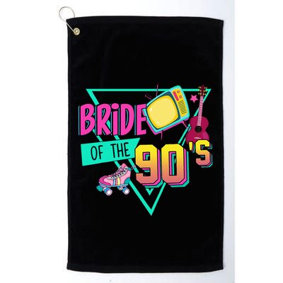 Bride Of The 90s Retro 90s Bride Bachelorette Party Golf Towel
