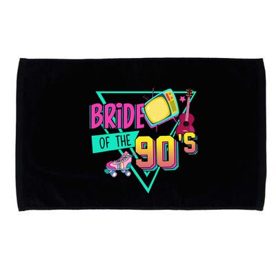 Bride Of The 90s Retro 90s Bride Bachelorette Party Microfiber Hand Towel