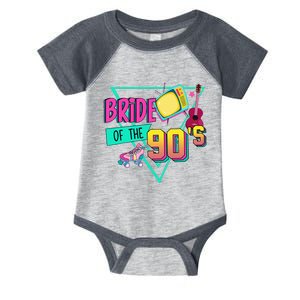 Bride Of The 90s Retro 90s Bride Bachelorette Party Infant Baby Jersey Bodysuit