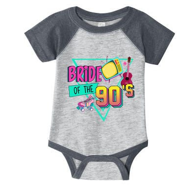 Bride Of The 90s Retro 90s Bride Bachelorette Party Infant Baby Jersey Bodysuit