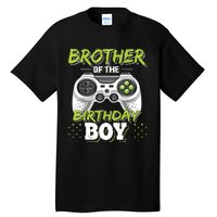 Brother Of The Birthday Boy Matching Video Game Birthday Tall T-Shirt