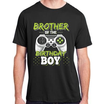 Brother Of The Birthday Boy Matching Video Game Birthday Adult ChromaSoft Performance T-Shirt