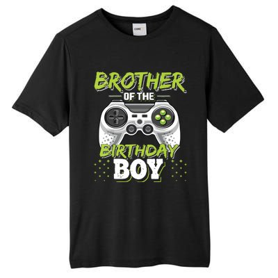 Brother Of The Birthday Boy Matching Video Game Birthday Tall Fusion ChromaSoft Performance T-Shirt