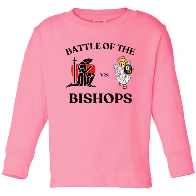 Battle Of The Bishops Toddler Long Sleeve Shirt