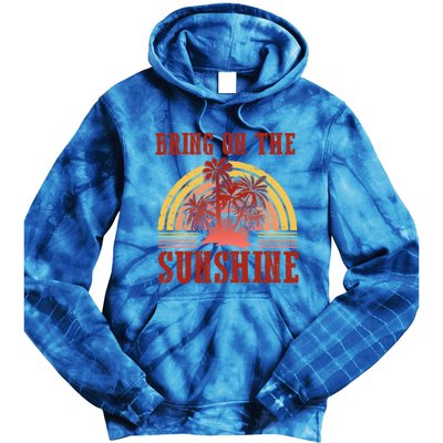 Bring On The Sunshine Graphic Gift Tie Dye Hoodie