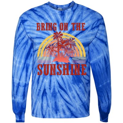 Bring On The Sunshine Graphic Gift Tie-Dye Long Sleeve Shirt