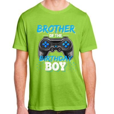 Brother Of The Birthday Boy Matching Video Game Birthday Adult ChromaSoft Performance T-Shirt