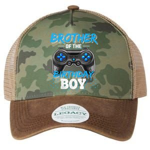 Brother Of The Birthday Boy Matching Video Game Birthday Legacy Tie Dye Trucker Hat