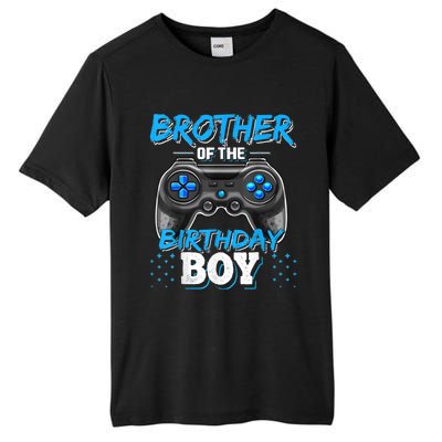 Brother Of The Birthday Boy Matching Video Game Birthday Tall Fusion ChromaSoft Performance T-Shirt