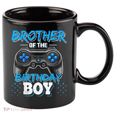 Brother Of The Birthday Boy Matching Video Game Birthday 11oz C Handle Ceramic Mug