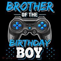 Brother Of The Birthday Boy Matching Video Game Birthday 16 in Basic Backpack