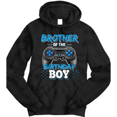 Brother Of The Birthday Boy Matching Video Game Birthday Tie Dye Hoodie