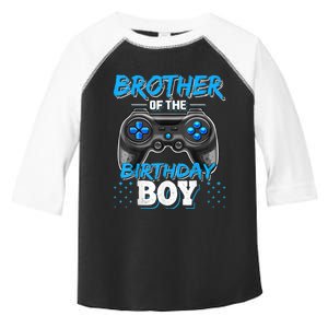 Brother Of The Birthday Boy Matching Video Game Birthday Toddler Fine Jersey T-Shirt