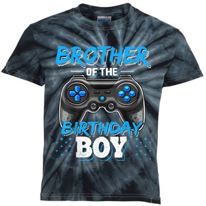 Brother Of The Birthday Boy Matching Video Game Birthday Kids Tie-Dye T-Shirt