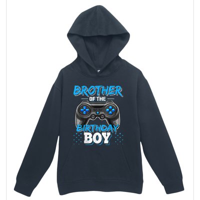 Brother Of The Birthday Boy Matching Video Game Birthday Urban Pullover Hoodie