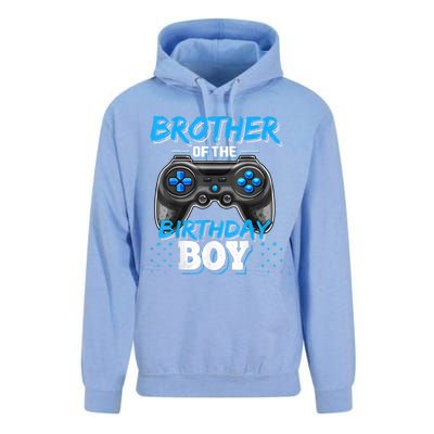 Brother Of The Birthday Boy Matching Video Game Birthday Unisex Surf Hoodie