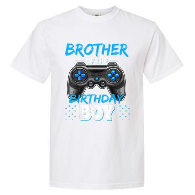 Brother Of The Birthday Boy Matching Video Game Birthday Garment-Dyed Heavyweight T-Shirt