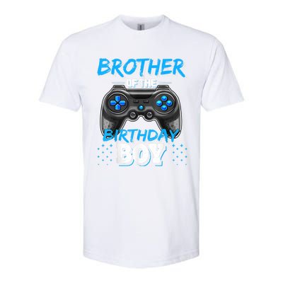 Brother Of The Birthday Boy Matching Video Game Birthday Softstyle CVC T-Shirt