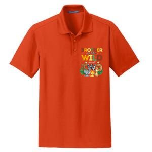 Brother Of The Wild Two Zoo Birthday Safari Jungle Animal Dry Zone Grid Polo