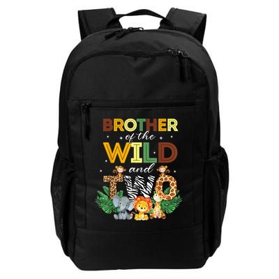 Brother Of The Wild Two Zoo Birthday Safari Jungle Animal Backpack