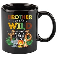 Brother Of The Wild Two Zoo Birthday Safari Jungle Animal 11oz C Handle Ceramic Mug