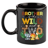 Brother Of The Wild Two Zoo Birthday Safari Jungle Animal 11oz C Handle Ceramic Mug