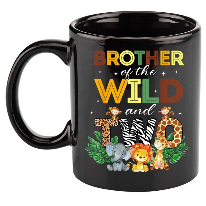 Brother Of The Wild Two Zoo Birthday Safari Jungle Animal 11oz C Handle Ceramic Mug