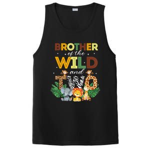 Brother Of The Wild Two Zoo Birthday Safari Jungle Animal PosiCharge Competitor Tank