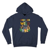 Brother Of The Wild Two Zoo Birthday Safari Jungle Animal Hoodie