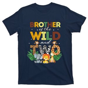 Brother Of The Wild Two Zoo Birthday Safari Jungle Animal T-Shirt