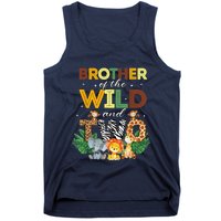 Brother Of The Wild Two Zoo Birthday Safari Jungle Animal Tank Top